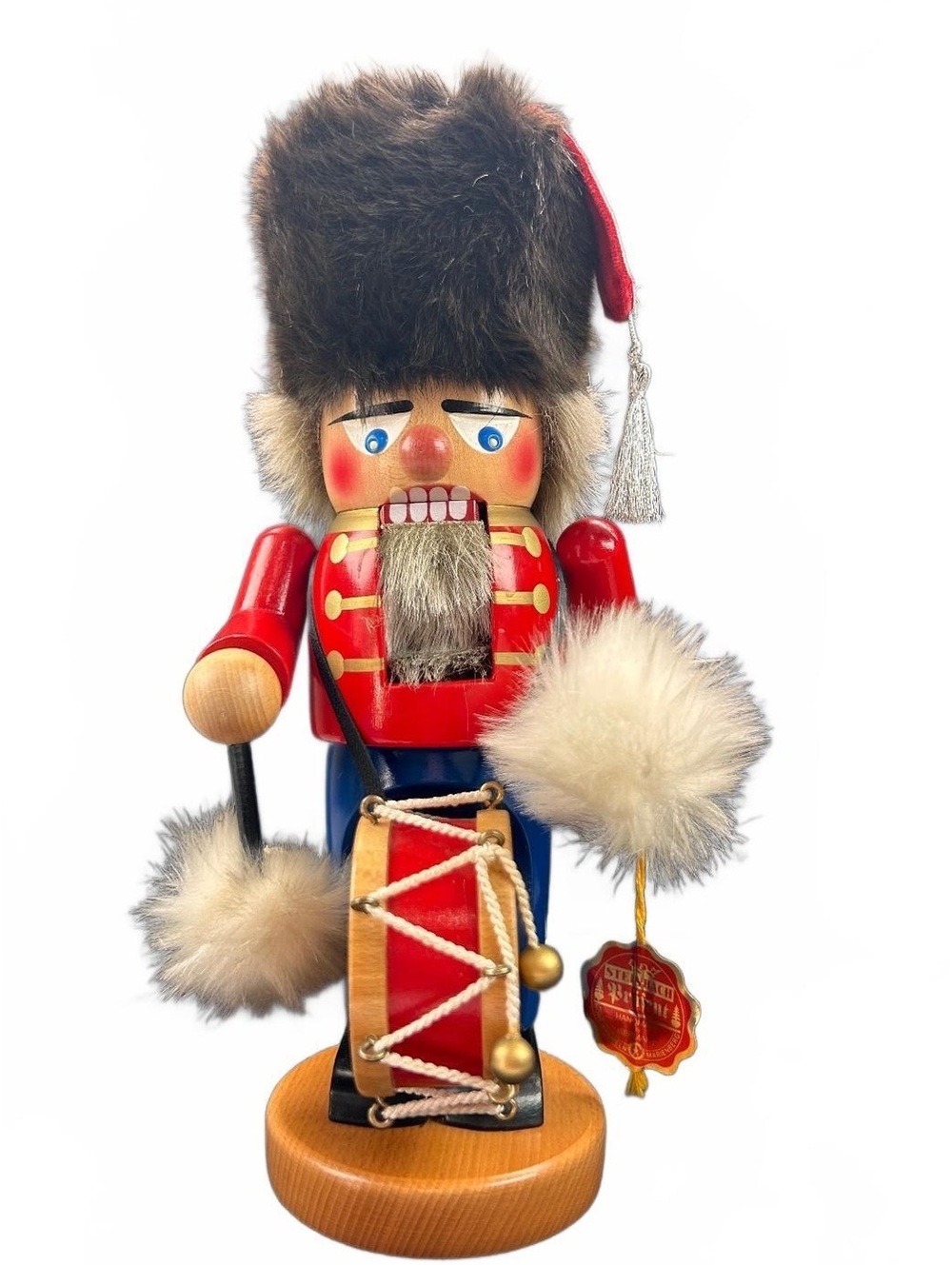 Steinbach Handmade German Nutcracker Drummer Soldier Figurine